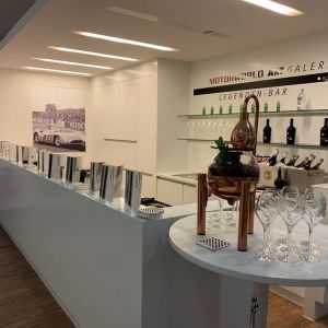 Vorbereitete Bar für ein Business Event